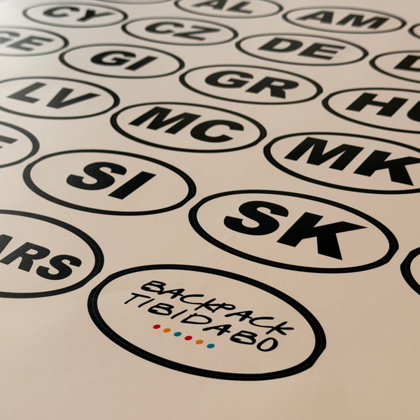 Oval Stickers