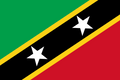 Flag of Saint Kitts and Nevis decal