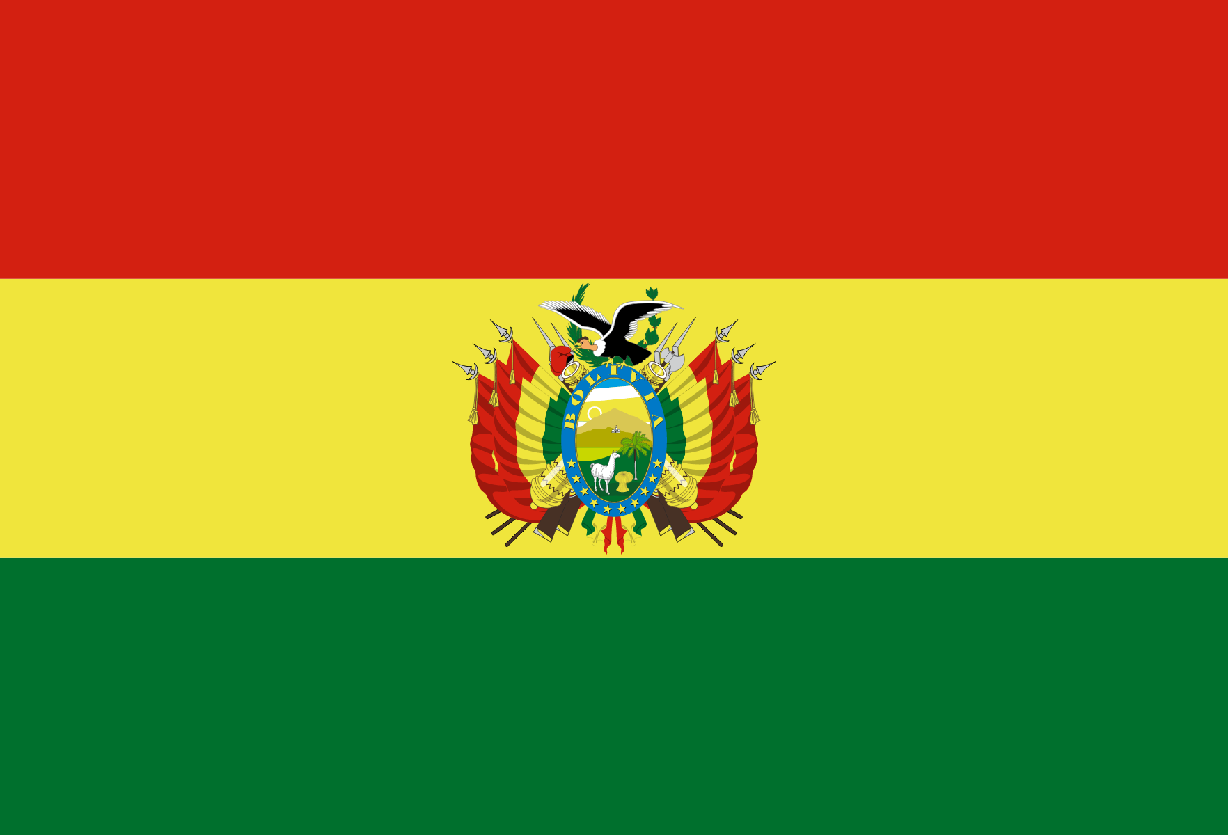 Flag of Bolivia decal