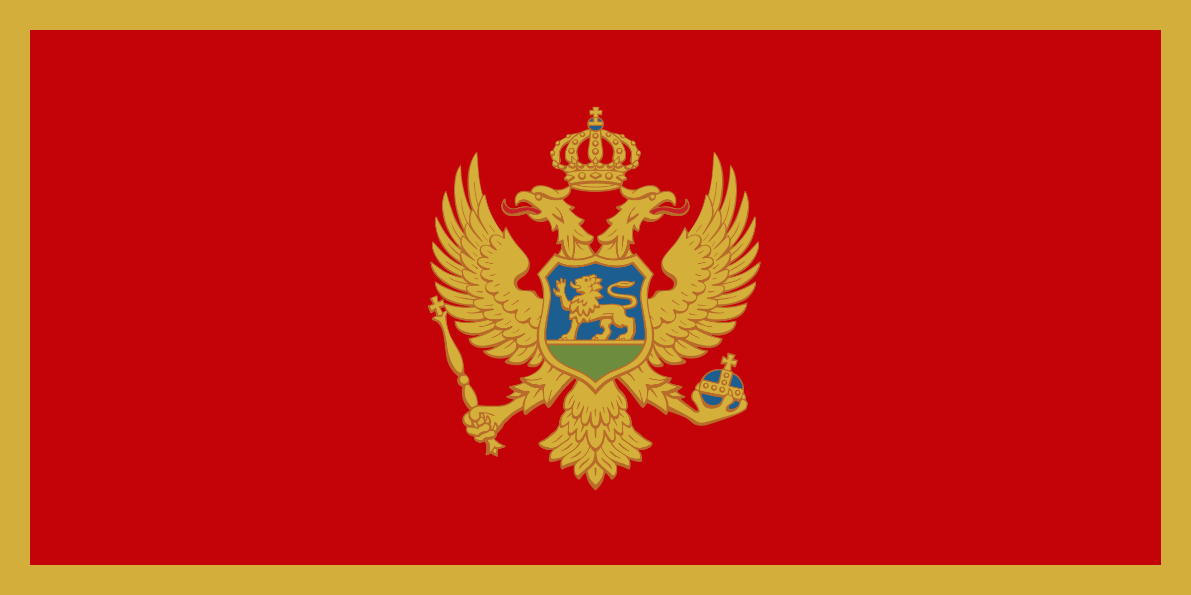 Flag of Montenegro decal