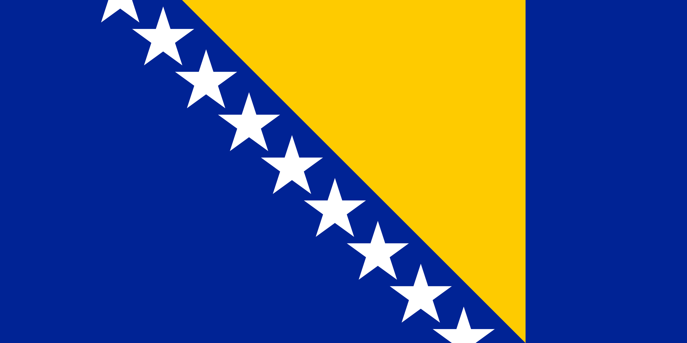 Flag of Bosnia and Herzegovina decal