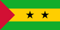 Flag of São Tomé and Príncipe decal