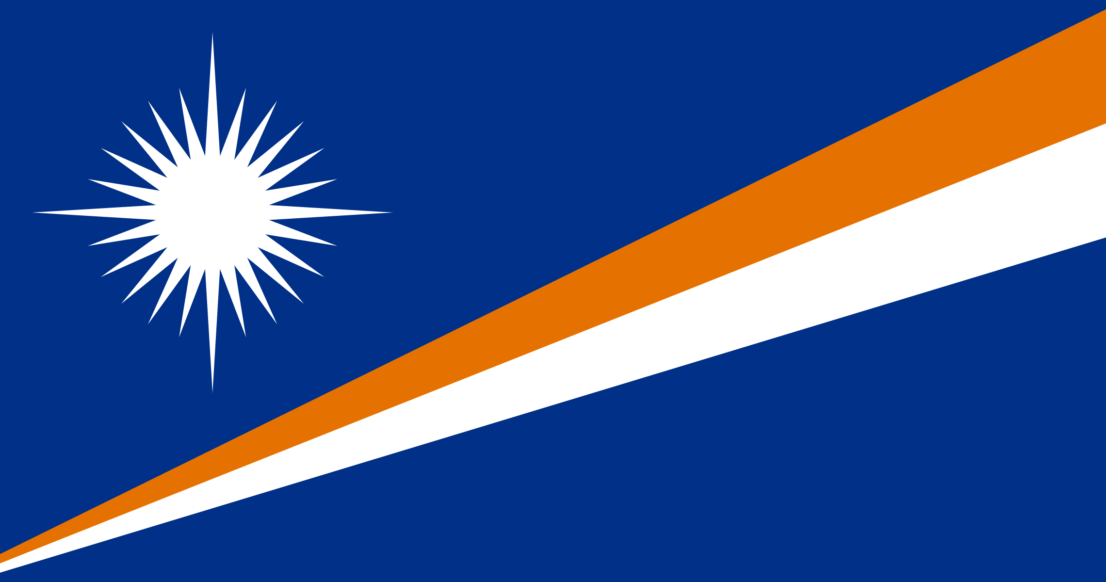 Flag of Marshall Islands decal