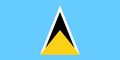 Flag of Saint Lucia decal