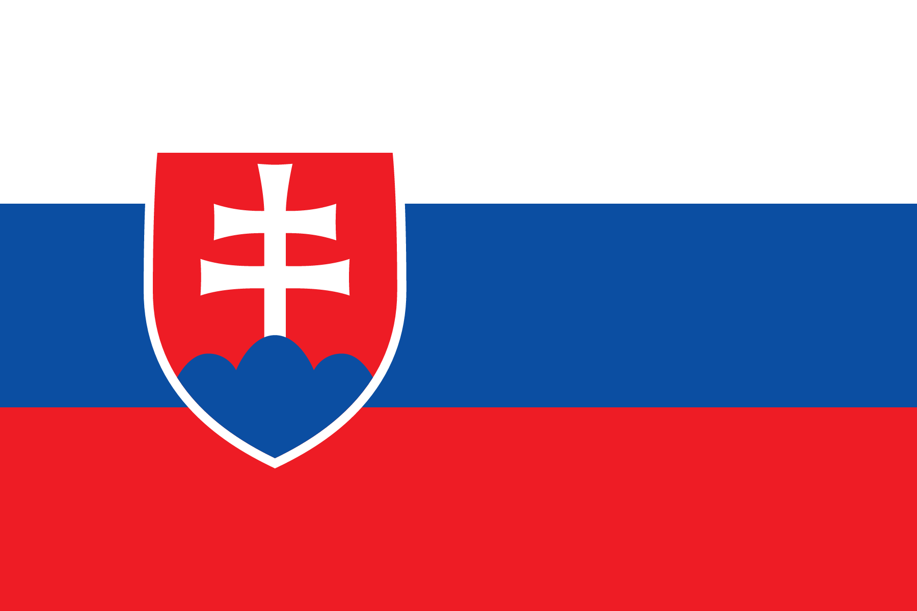 Flag of Slovakia decal