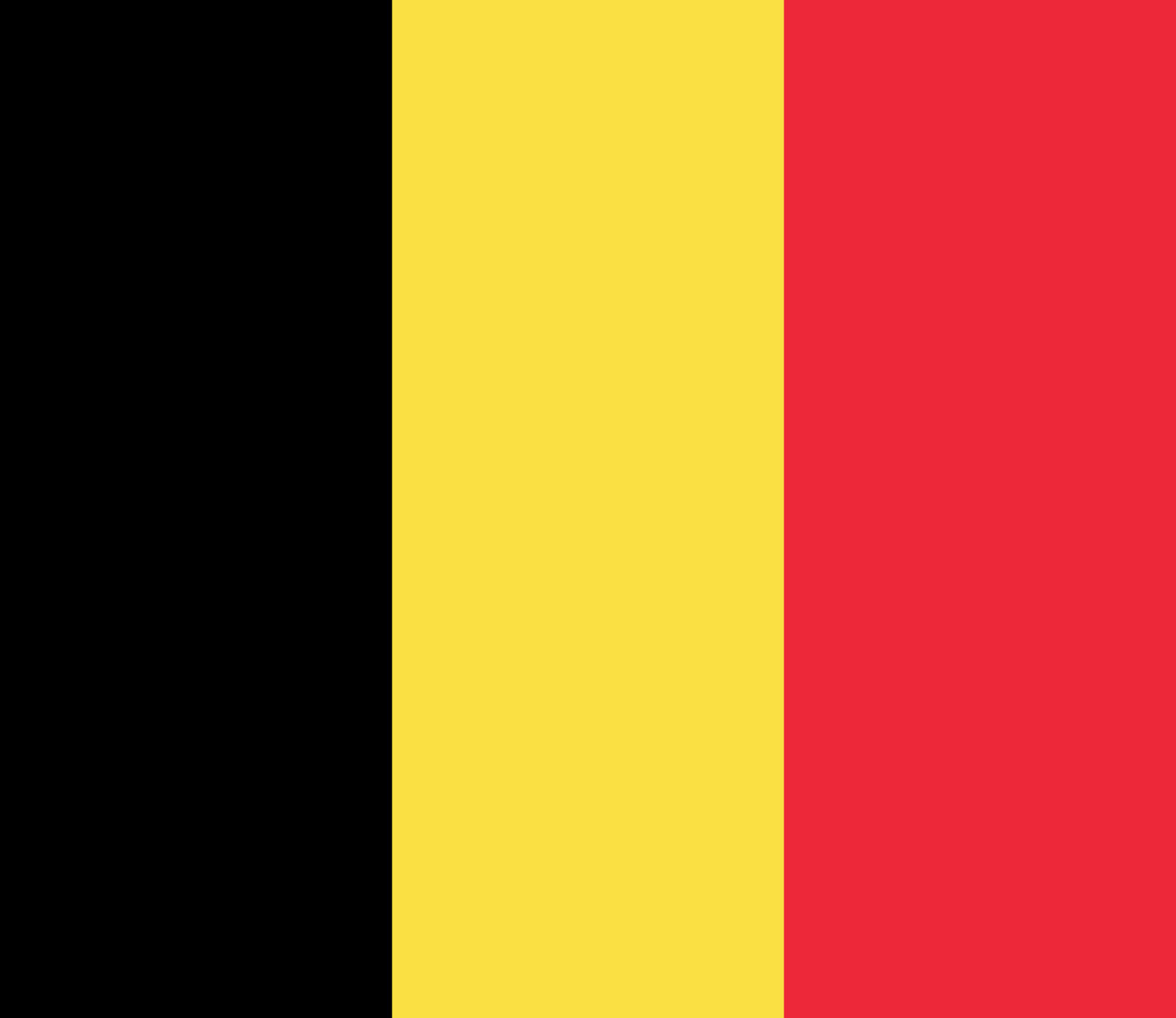 Flag of Belgium decal