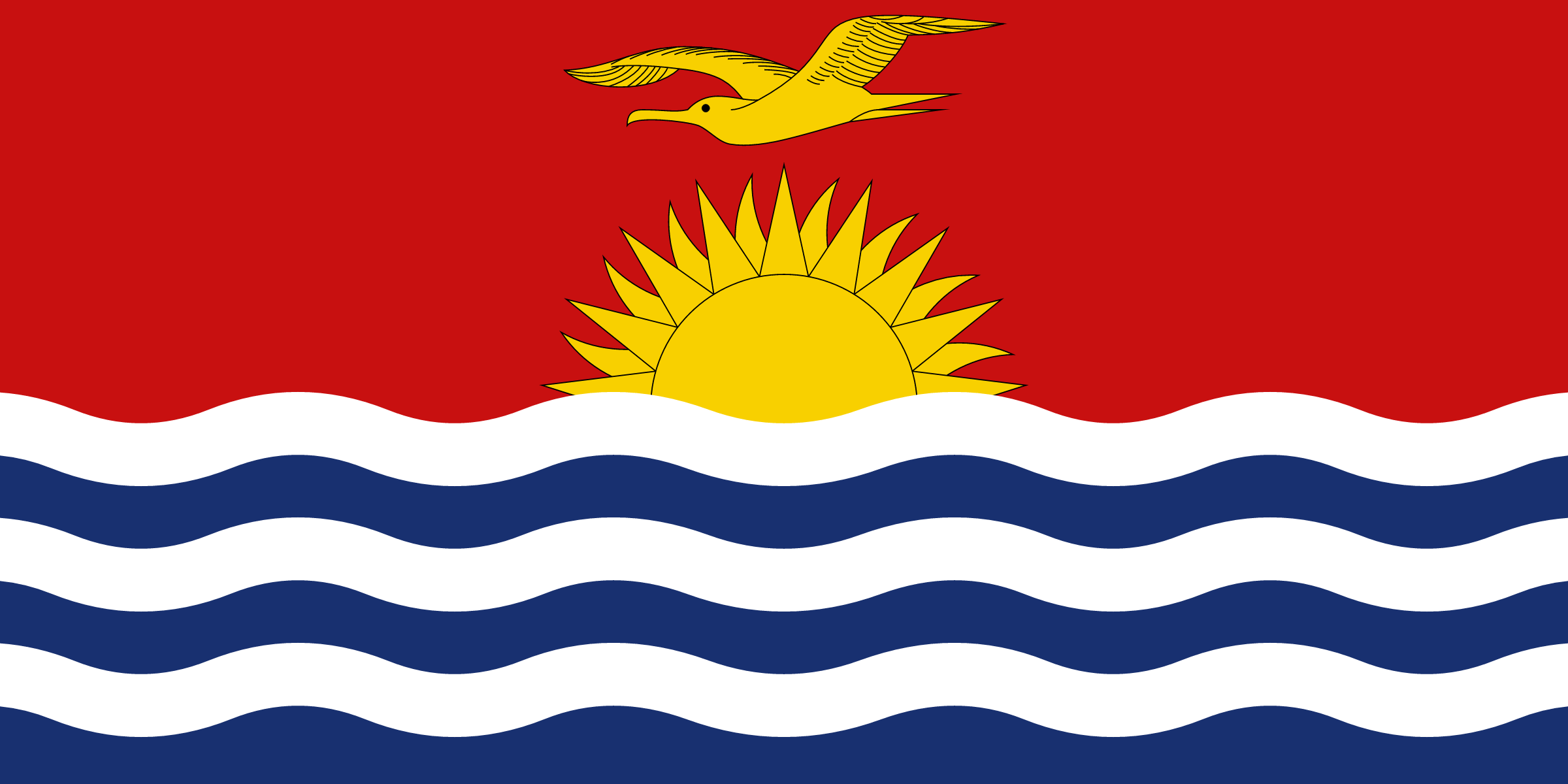 Flag of Kiribati decal