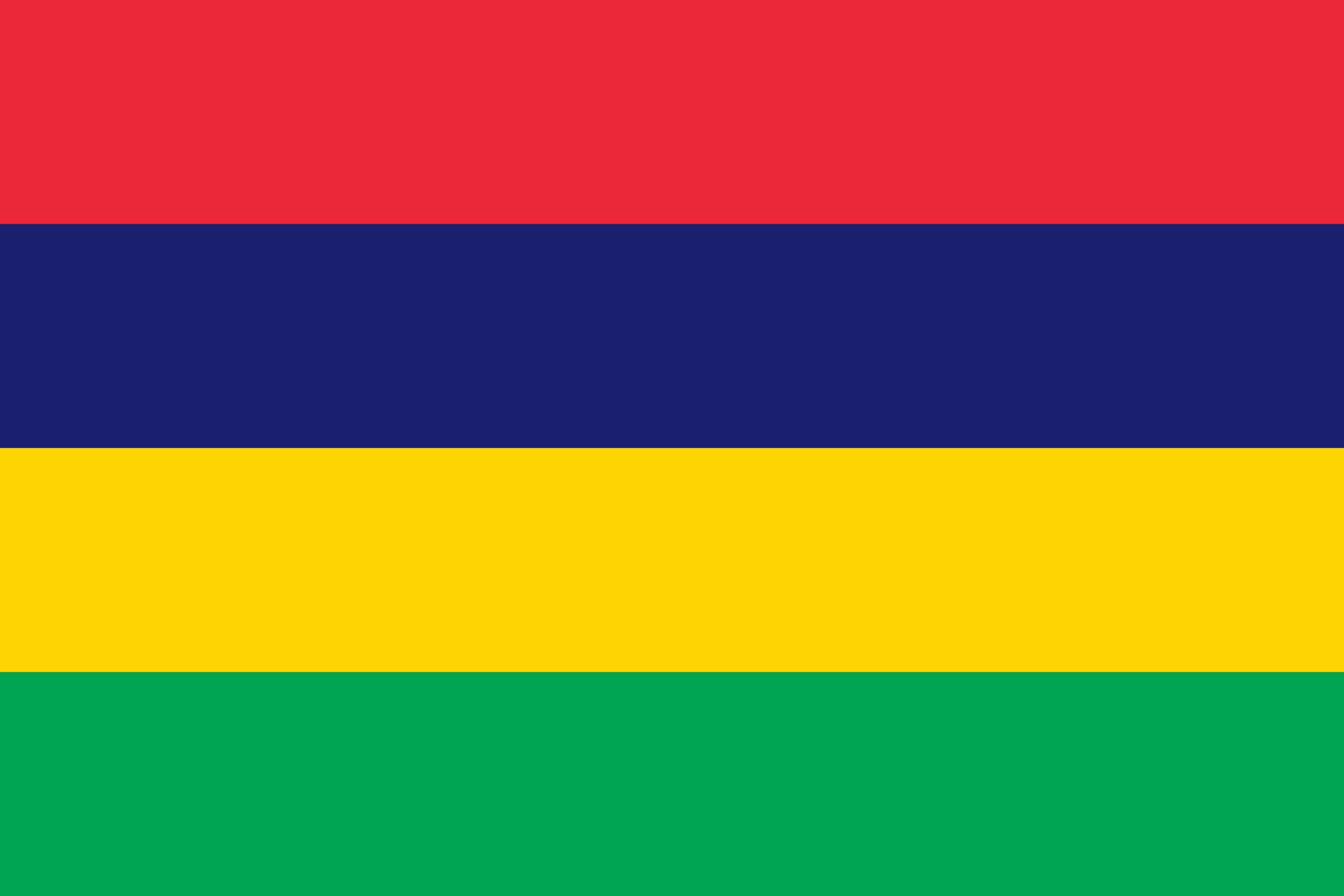 Flag of Mauritius decal