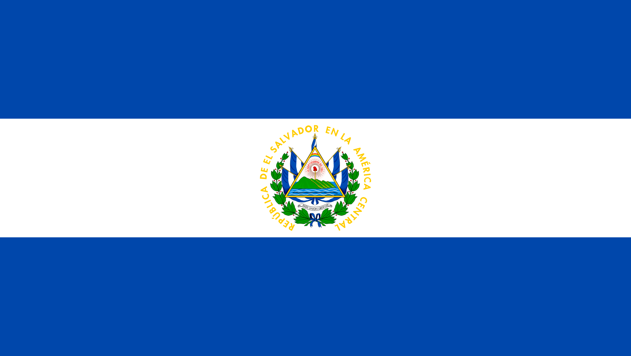 Flag of El Salvador decal