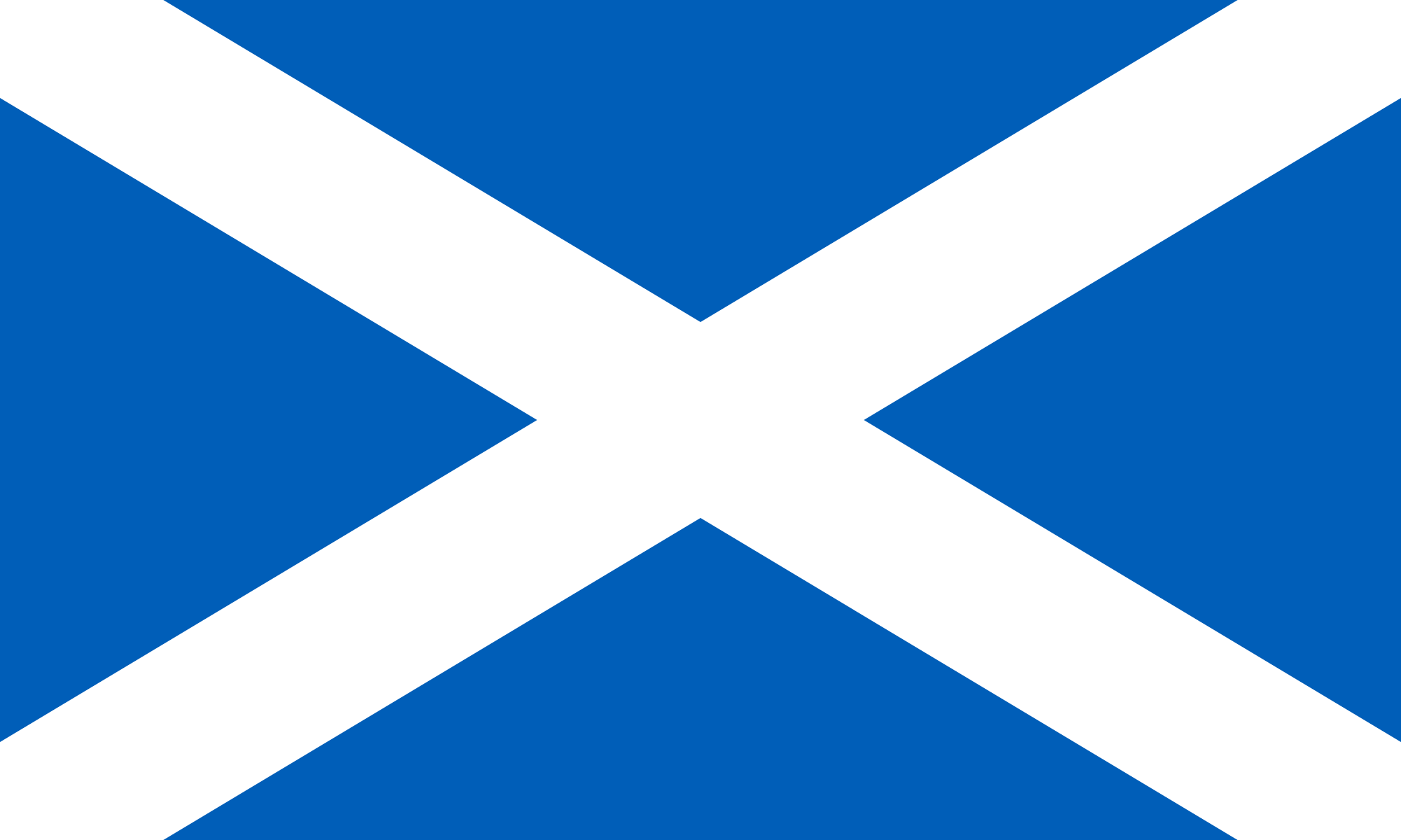 Flag of Scotland decal