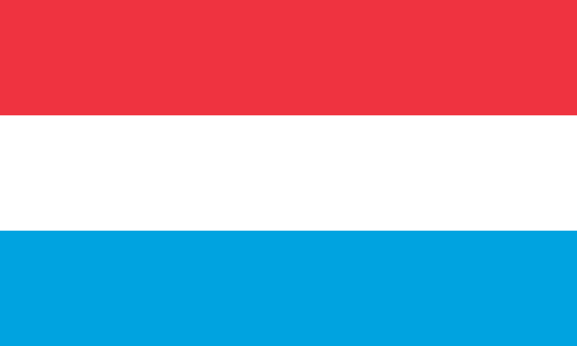 Flag of Luxembourg decal