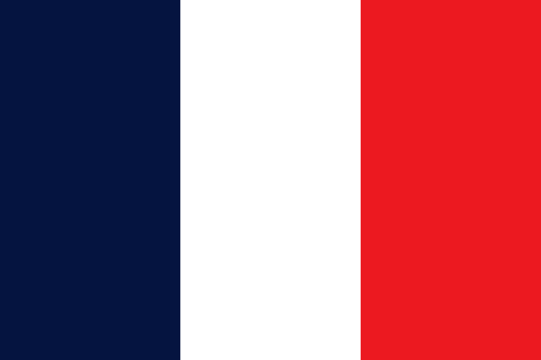 Flag of France decal