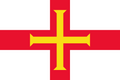 Flag of Guernsey decal