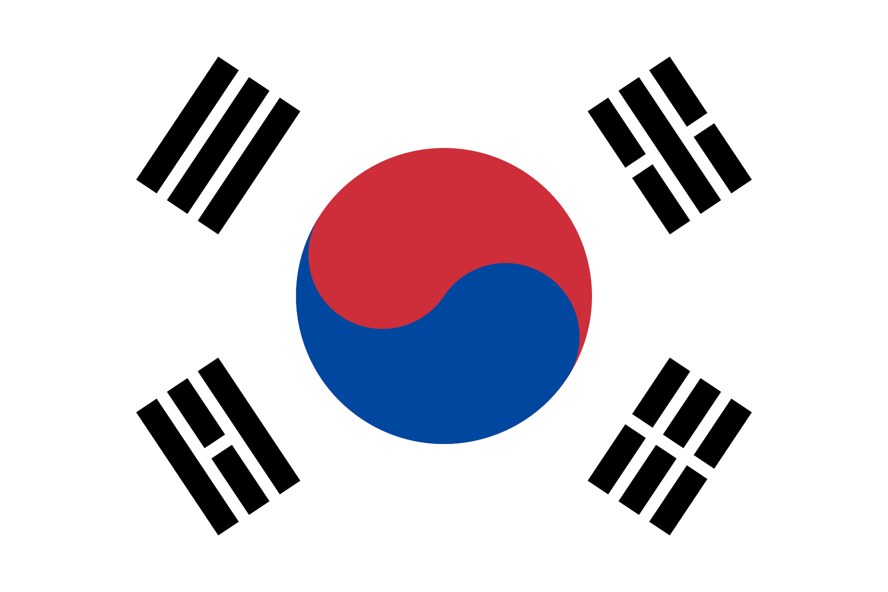 Flag of South Korea decal