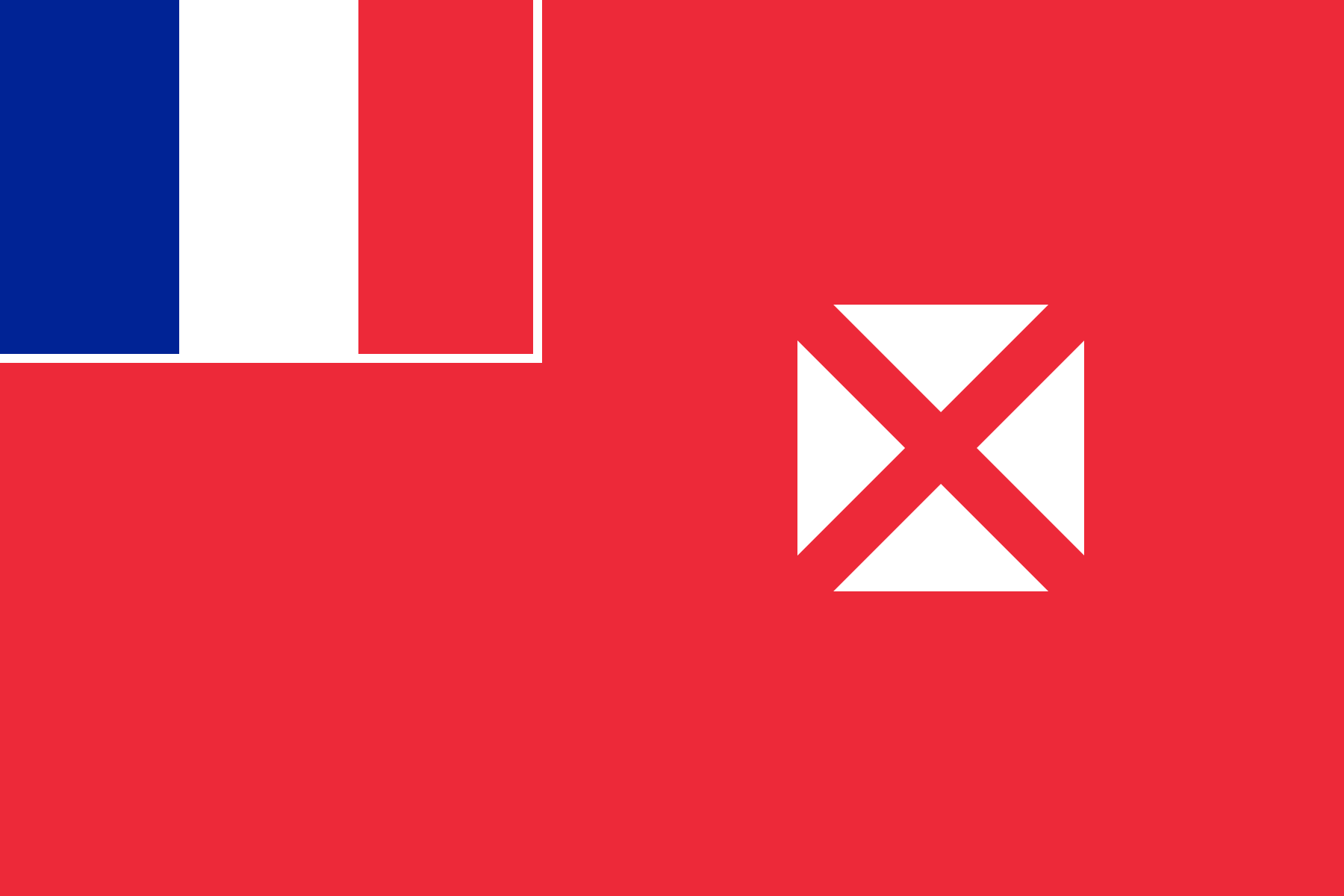 Flag of Wallis and Futuna decal