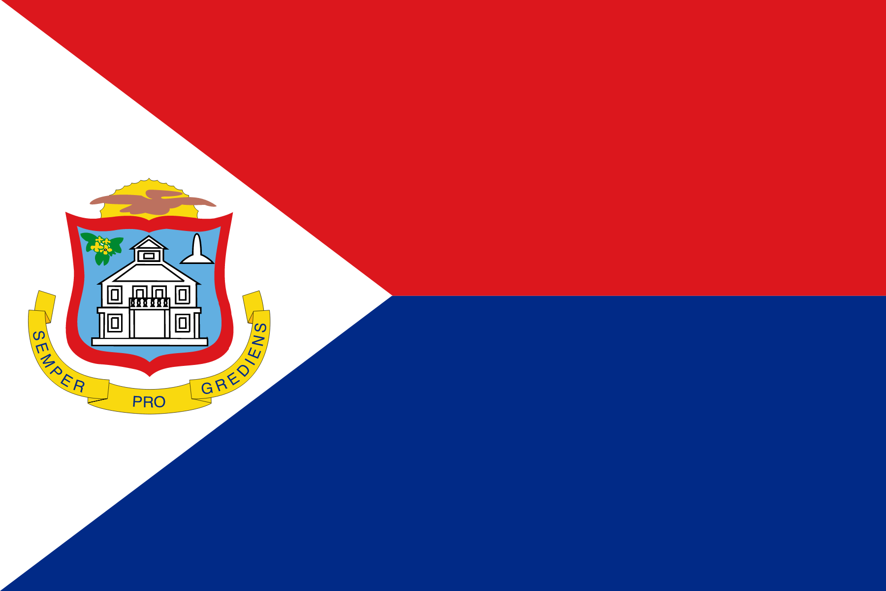 Flag of Sint Maarten decal