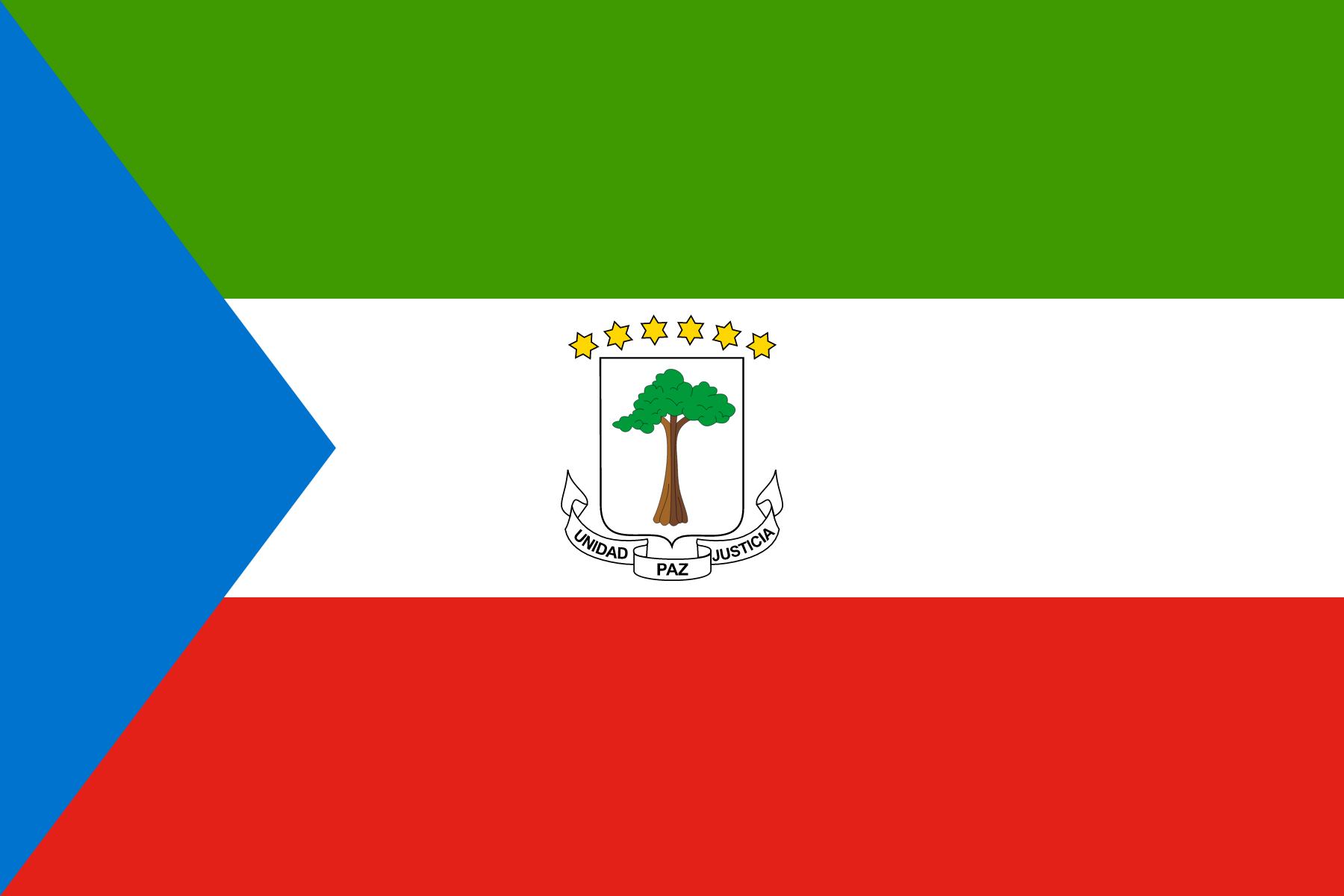 Flag of Equatorial Guinea decal