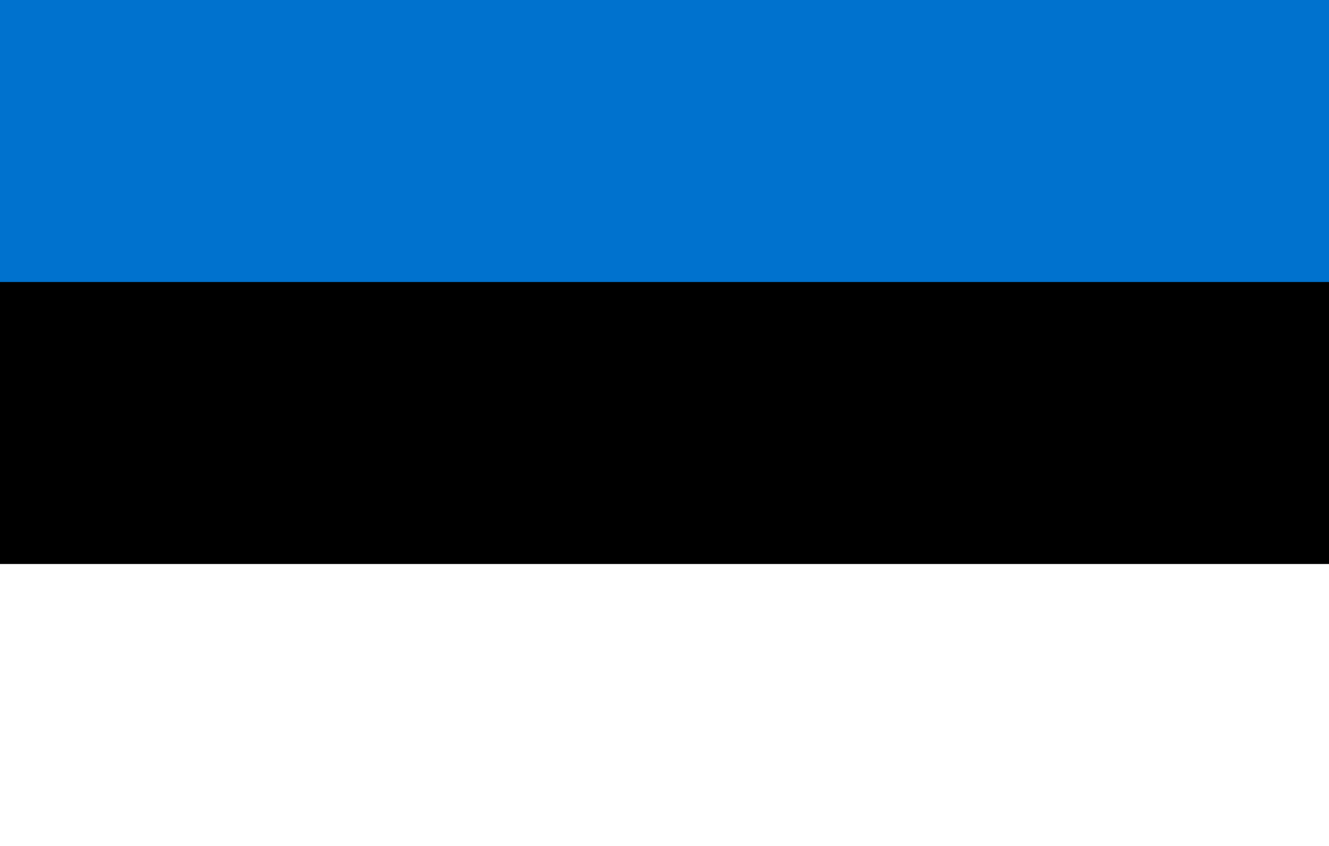 Flag of Estonia decal