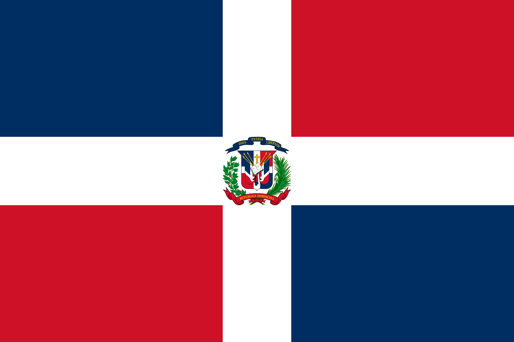 Flag of Dominican Republic decal
