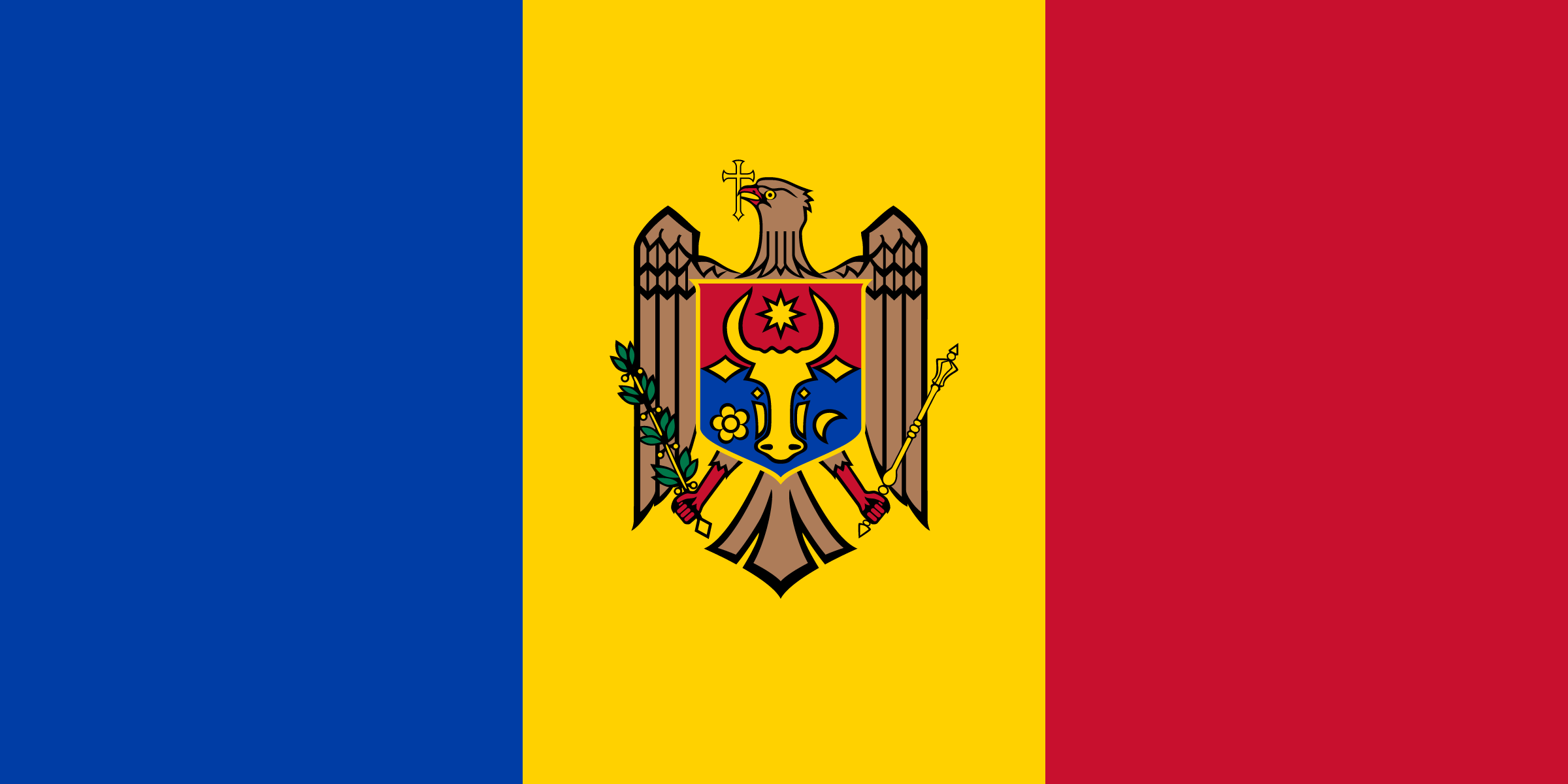 Flag of Moldova decal
