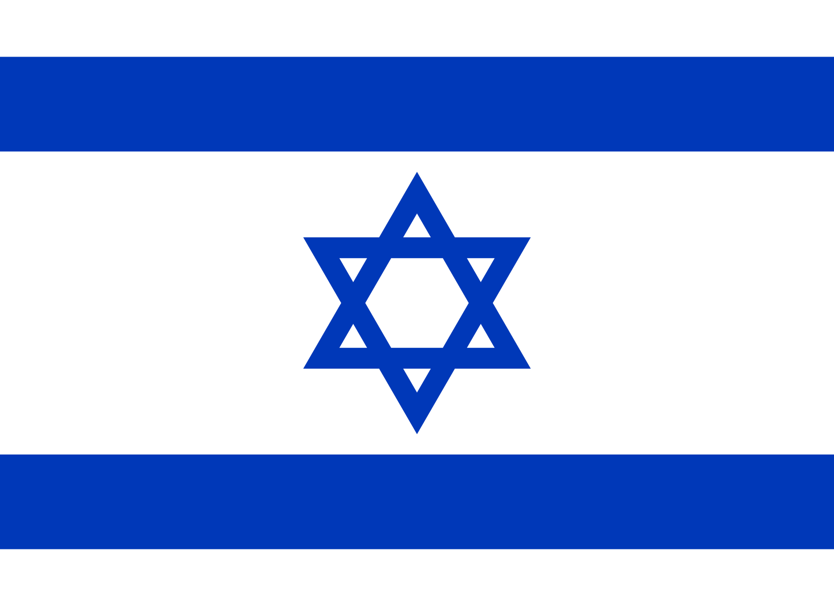 Flag of Israel decal