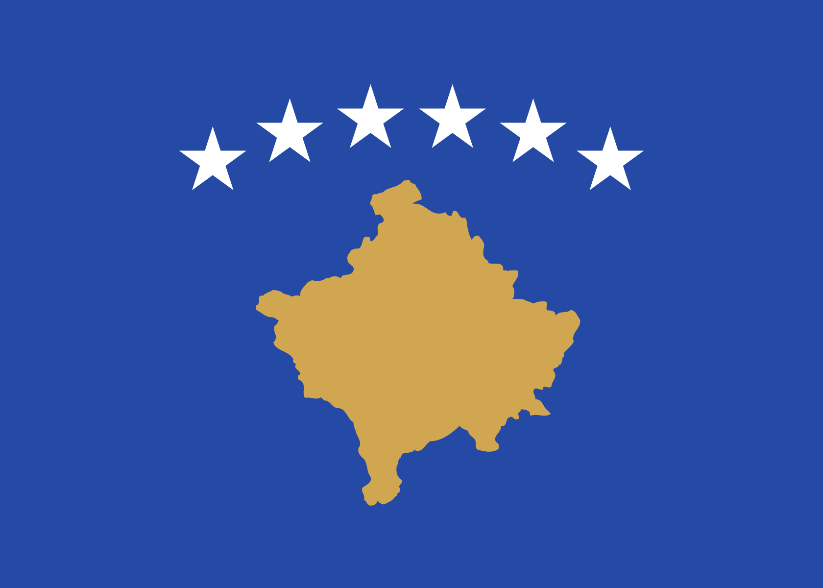Flag of Kosovo decal