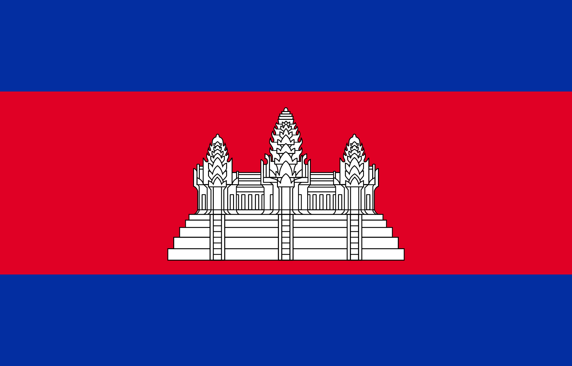 Flag of Cambodia decal