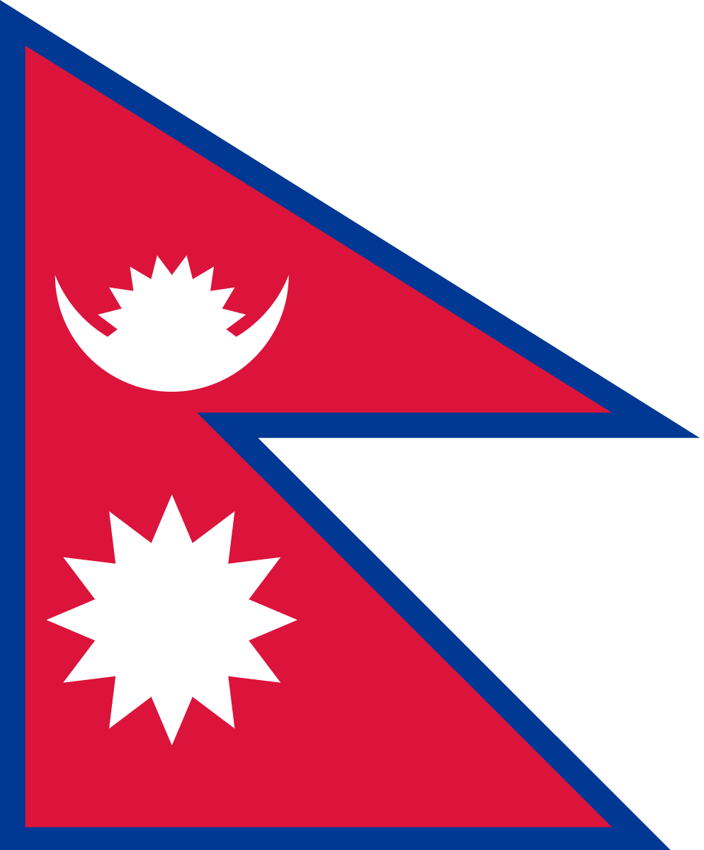 Flag of Nepal decal