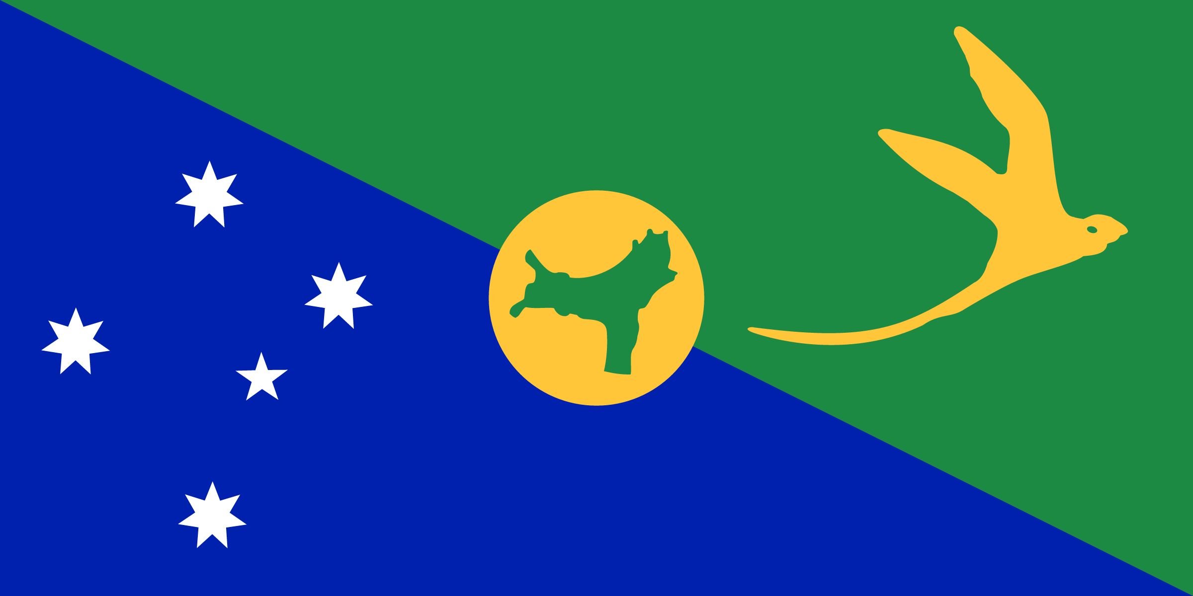 Flag of Christmas Island decal