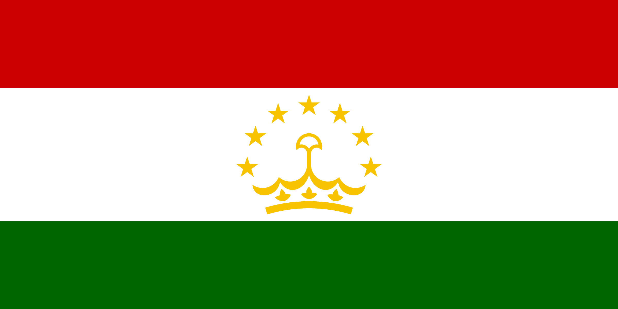 Flag of Tajikistan decal