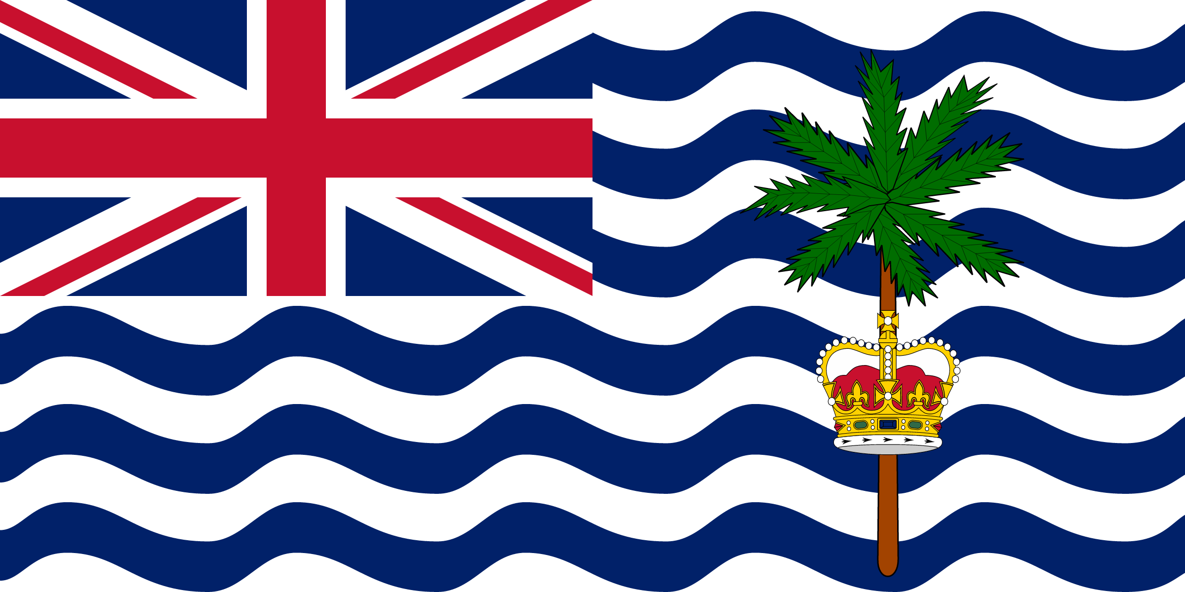 Flag of British Indian Ocean Territory decal