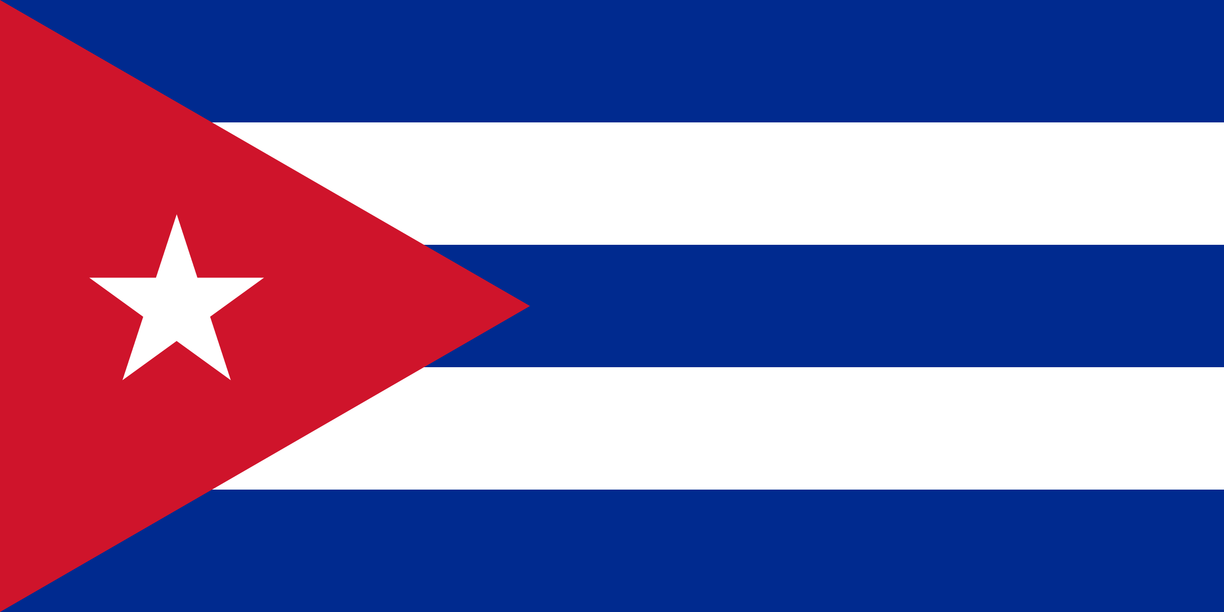 Flag of Cuba decal