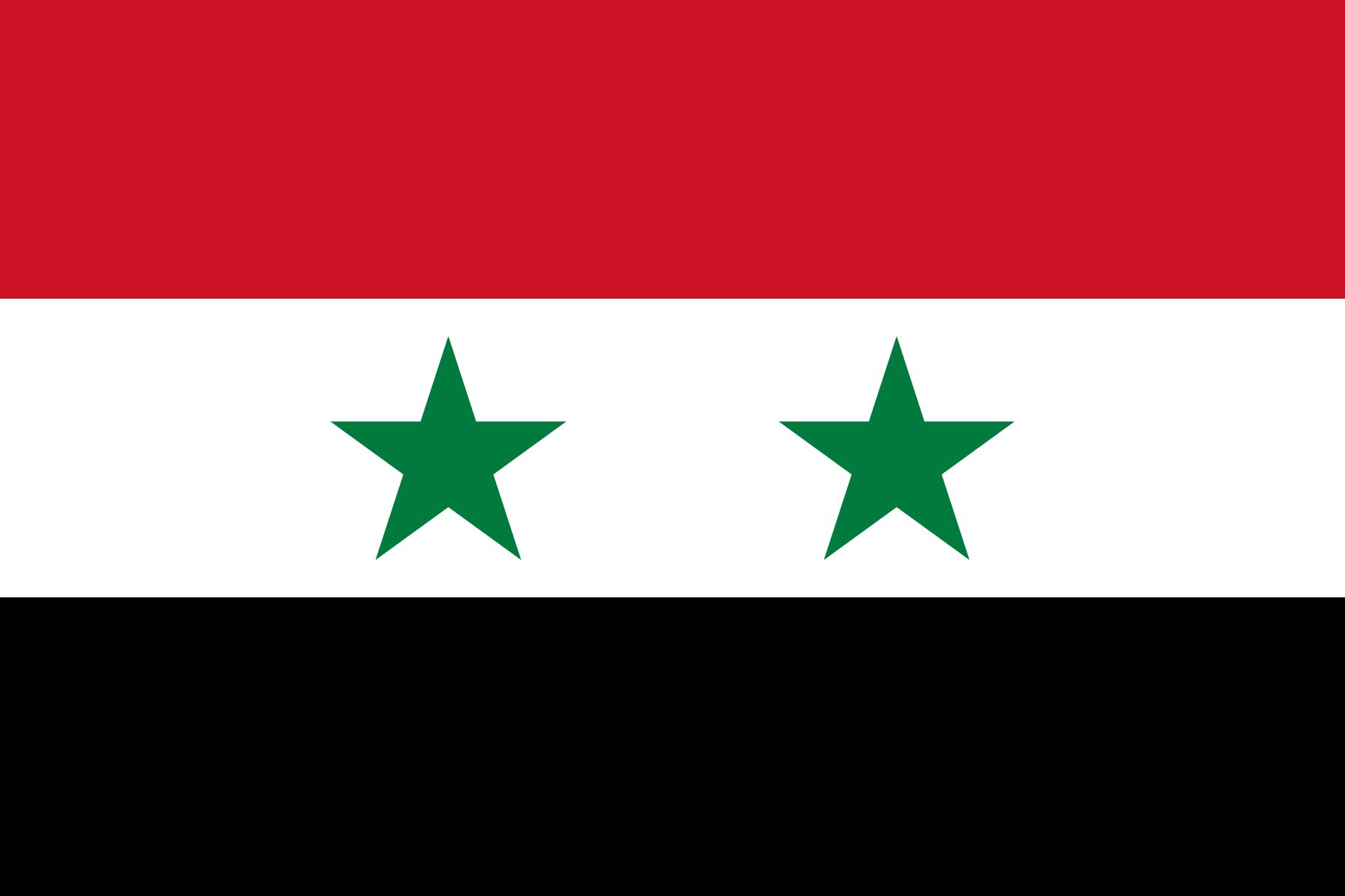 Flag of Syria decal