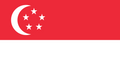 Flag of Singapore decal
