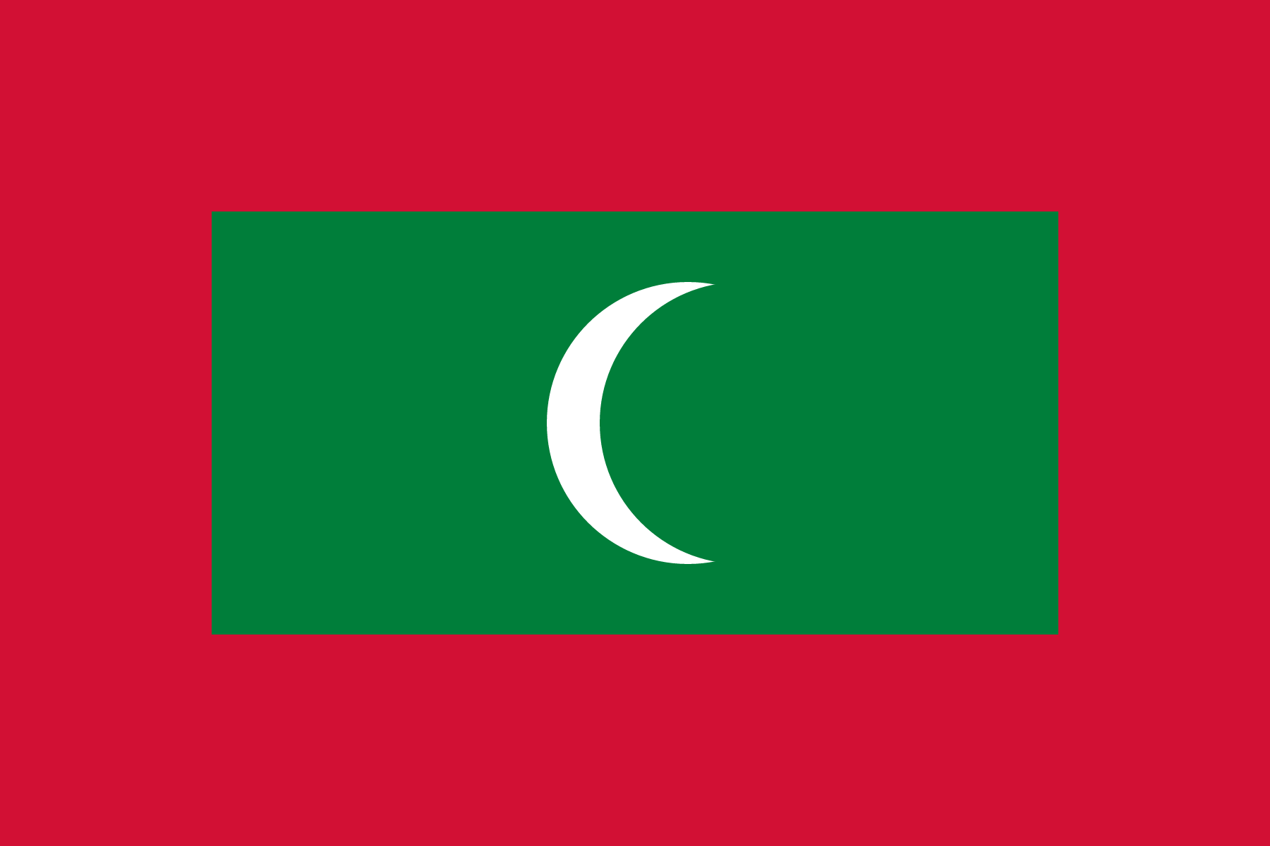 Flag of Maldives decal