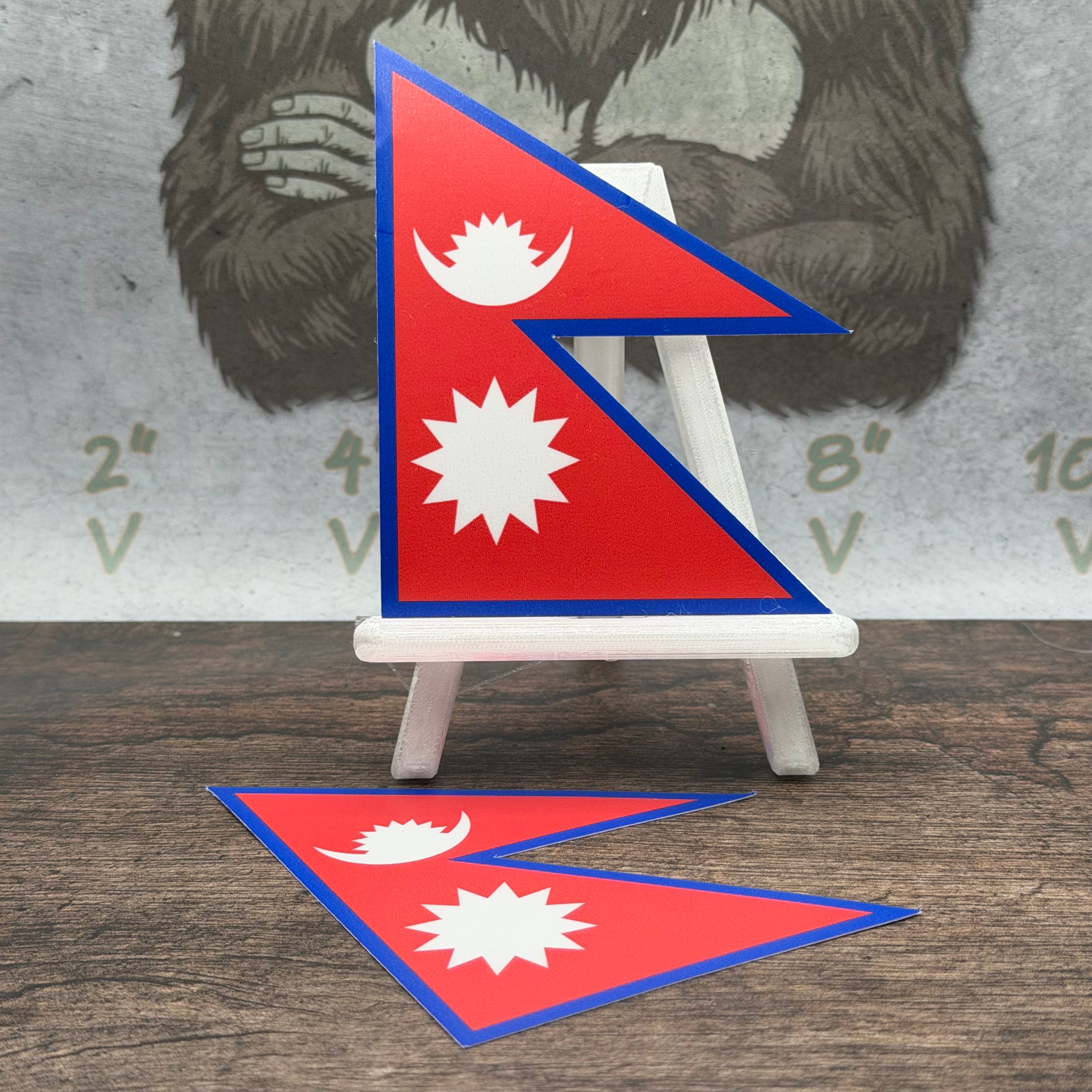 Flag of Nepal decal