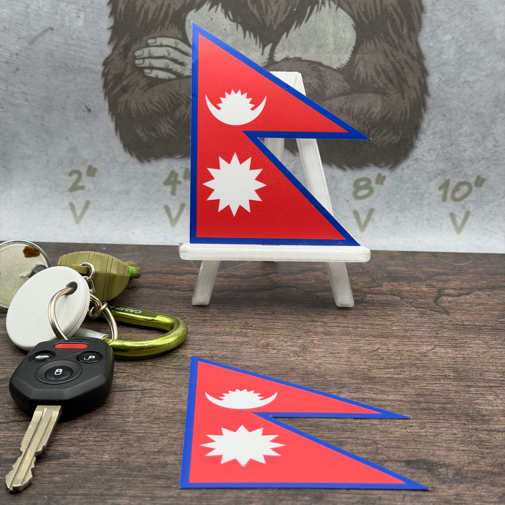 Flag of Nepal decal