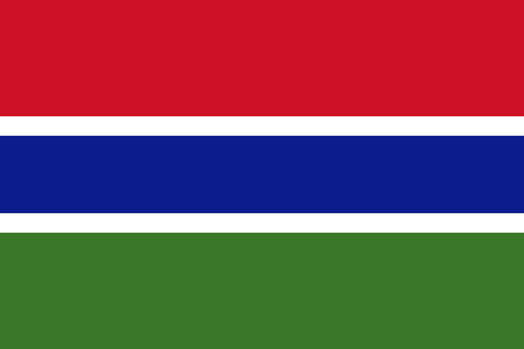 Flag of The Gambia decal