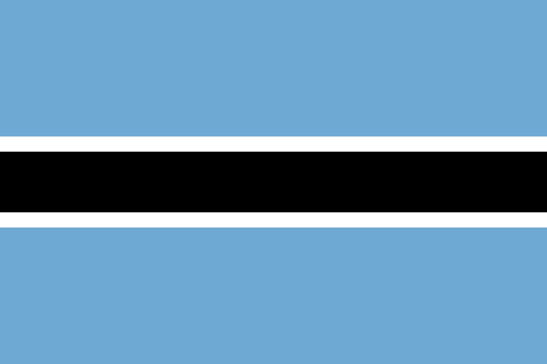 Flag of Botswana decal