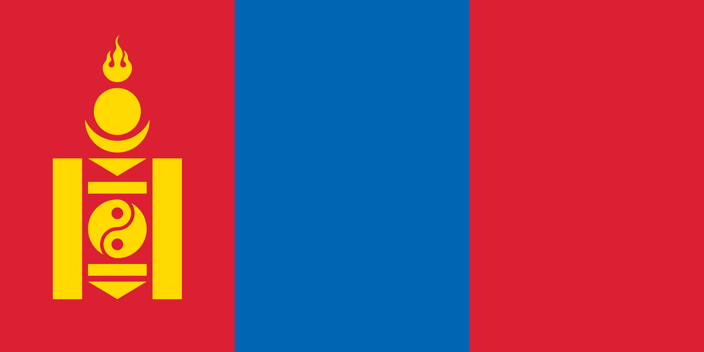 Flag of Mongolia decal