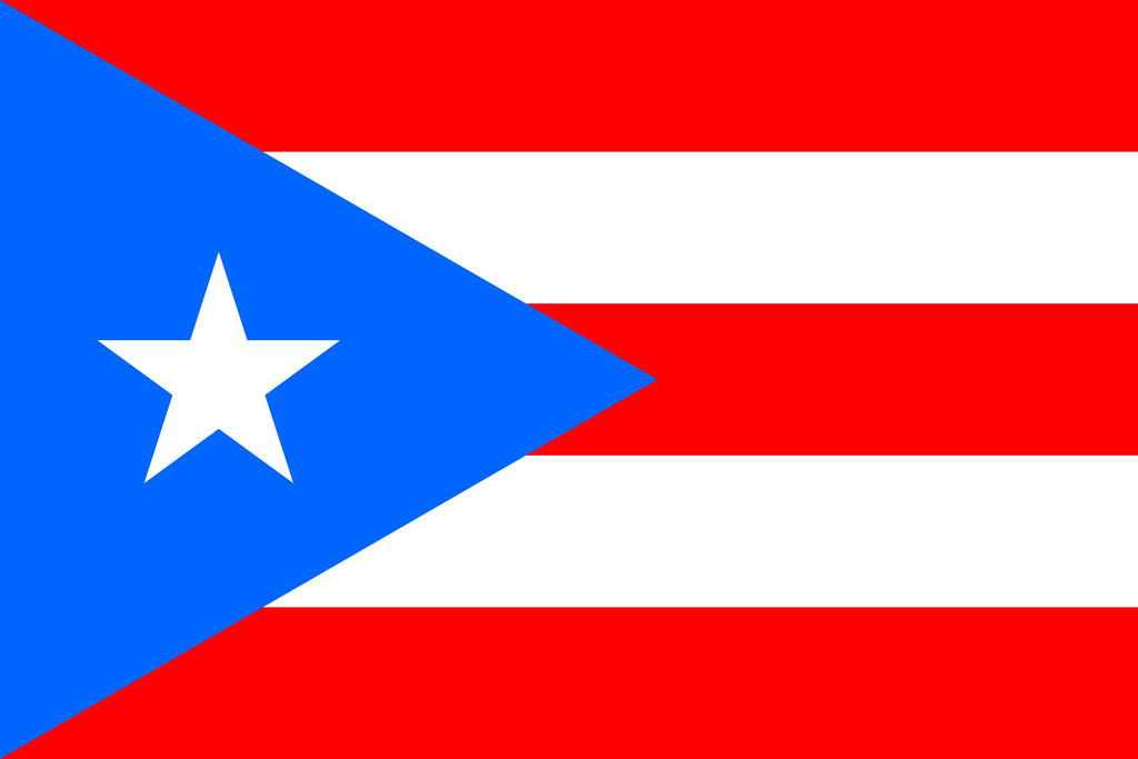 Flag of Puerto Rico decal