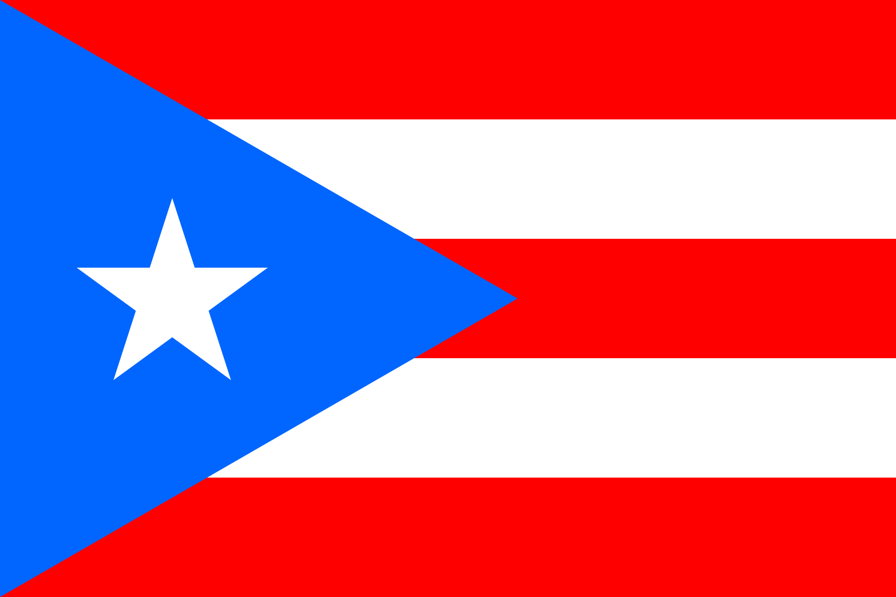 Flag of Puerto Rico decal