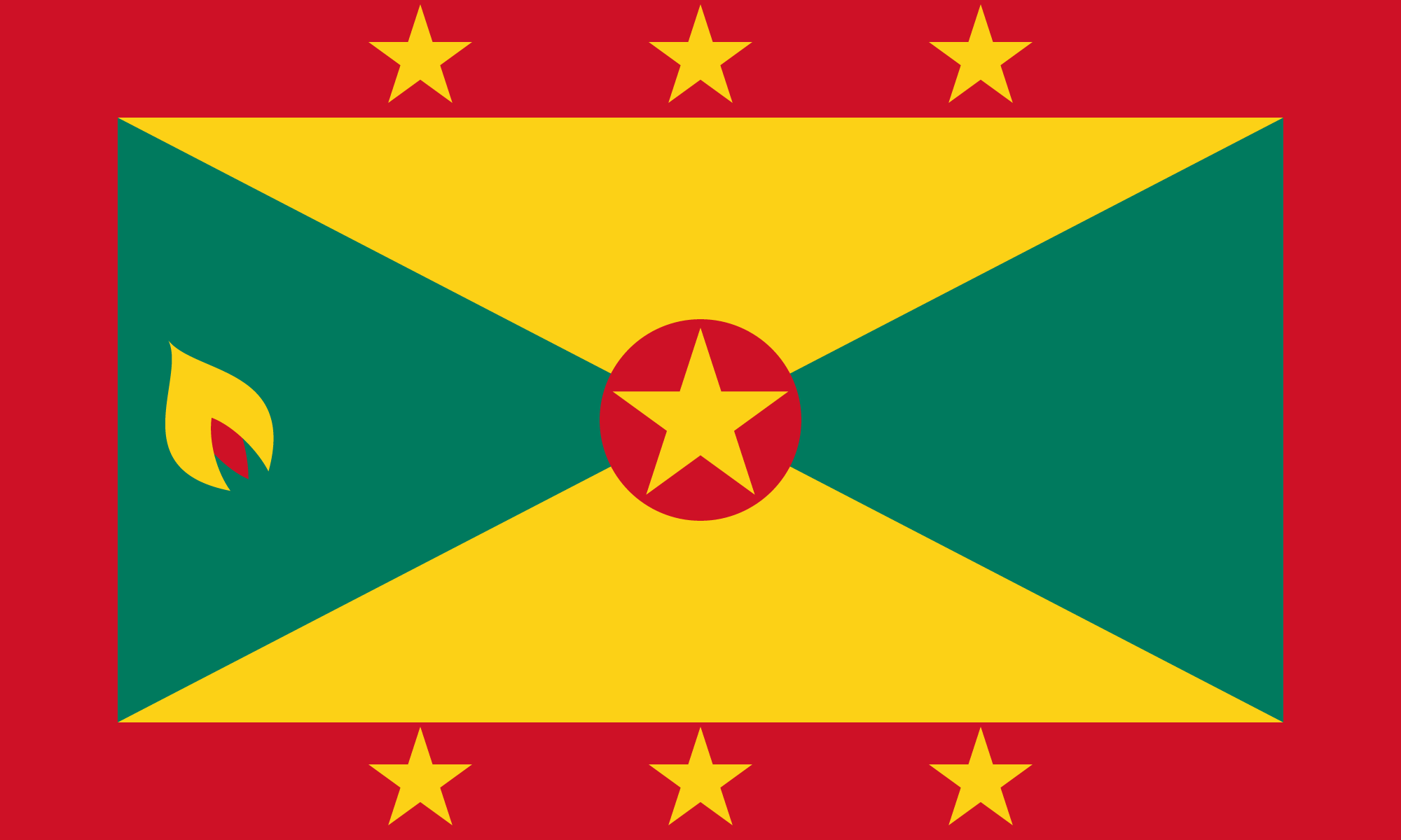 Flag of Grenada decal