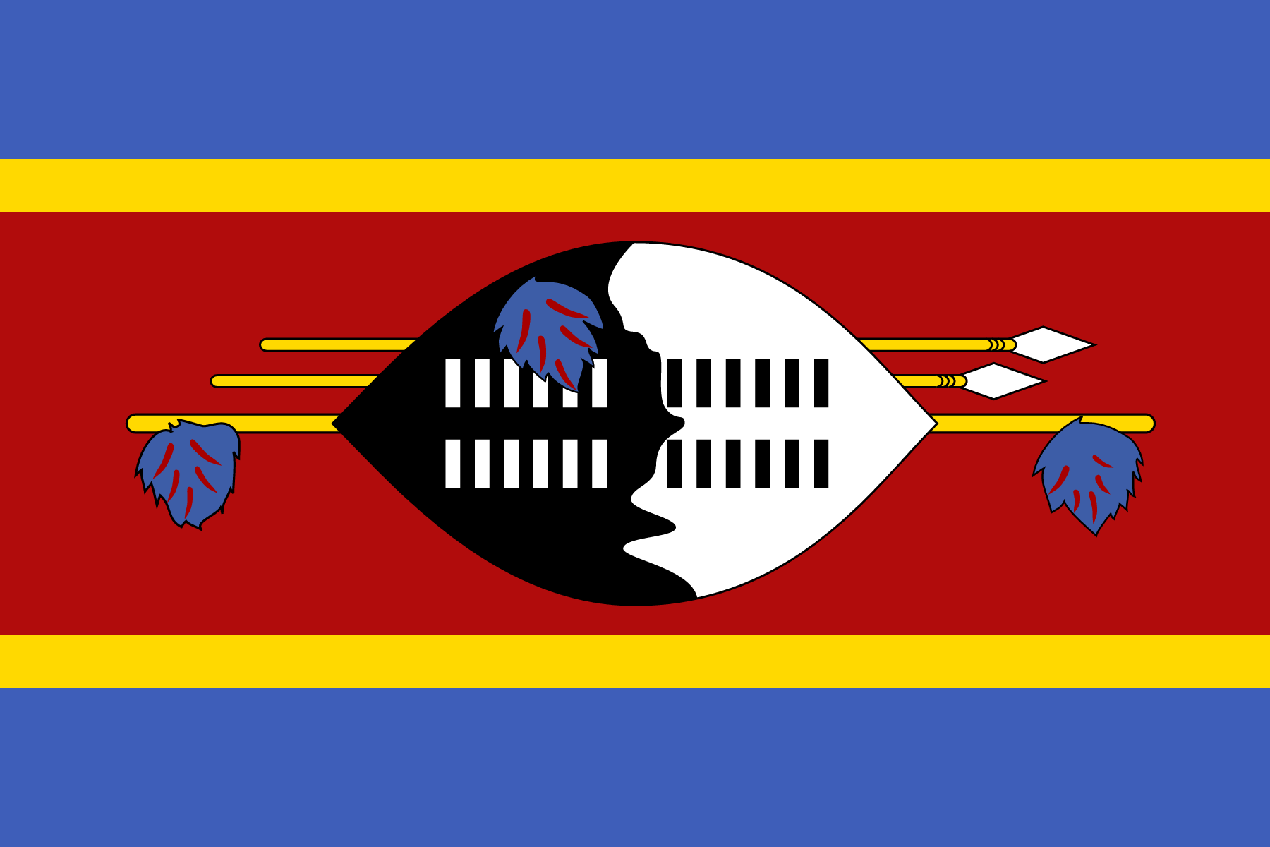 Flag of Eswatini decal