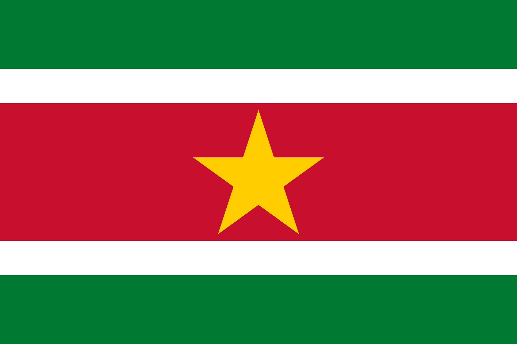 Flag of Suriname decal