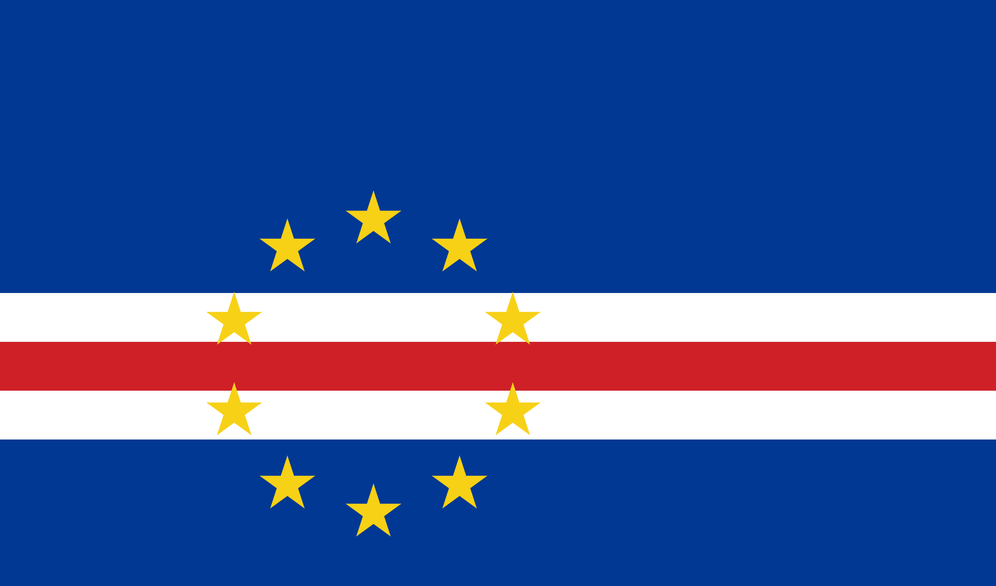 Flag of Cabo Verde decal