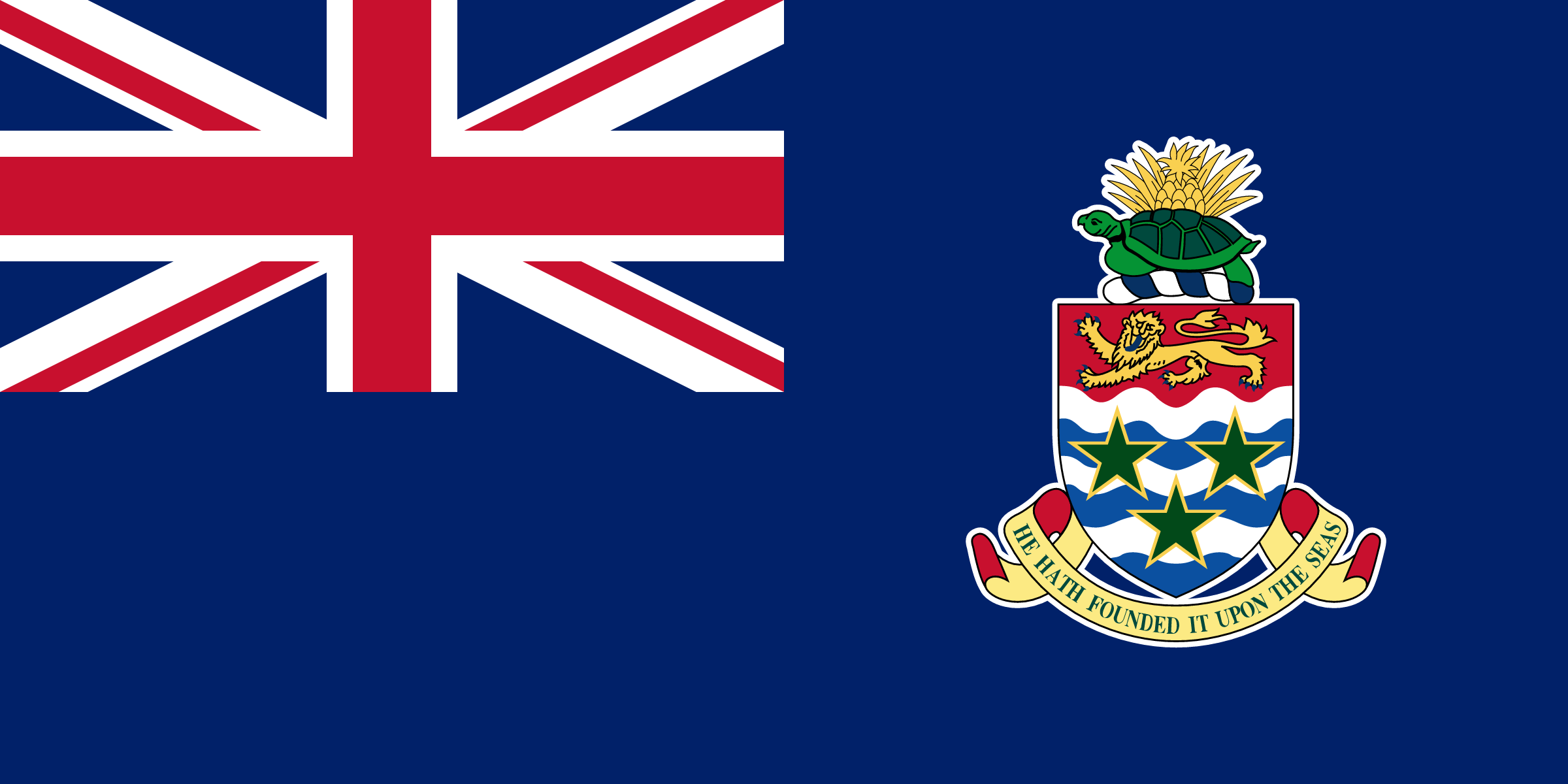 Flag of Cayman Islands decal