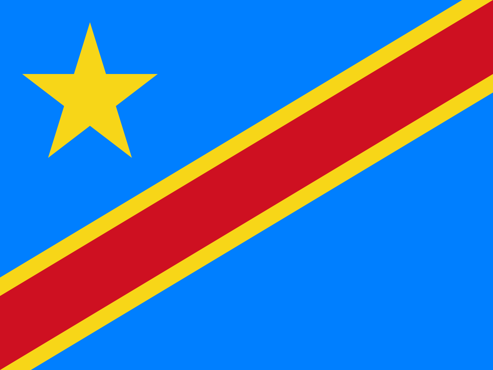Flag of Democratic Republic of the Congo decal