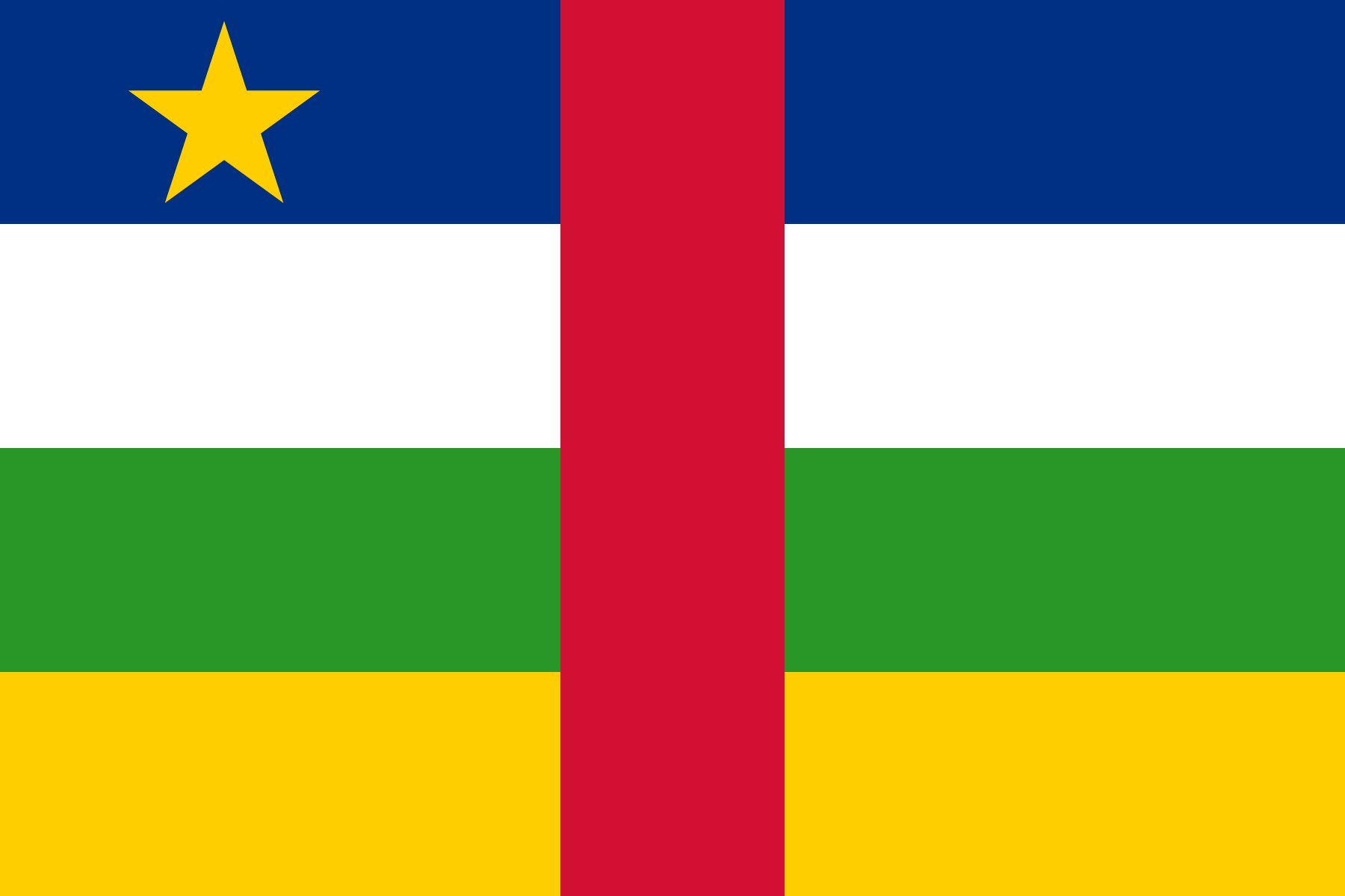 Flag of Central African Republic decal