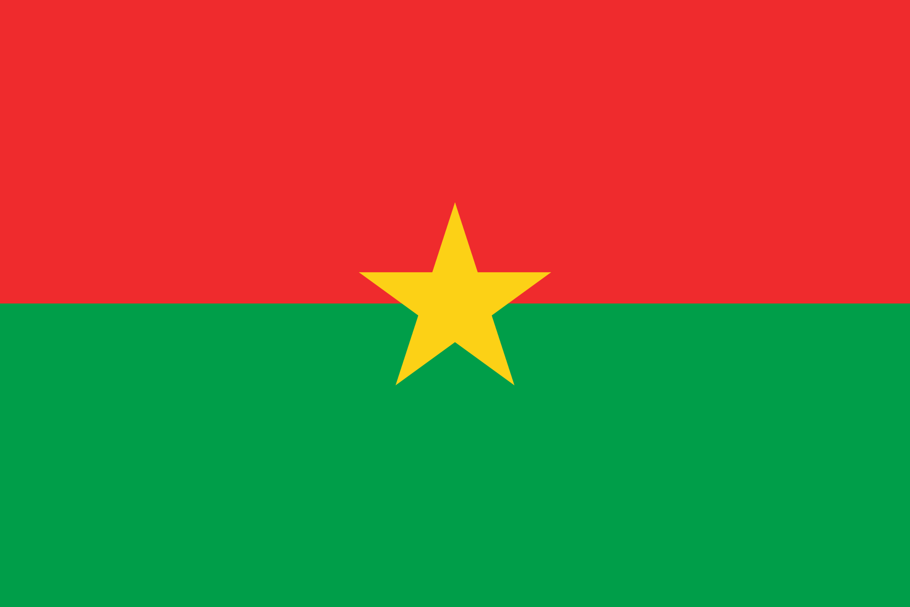 Flag of Burkina Faso decal